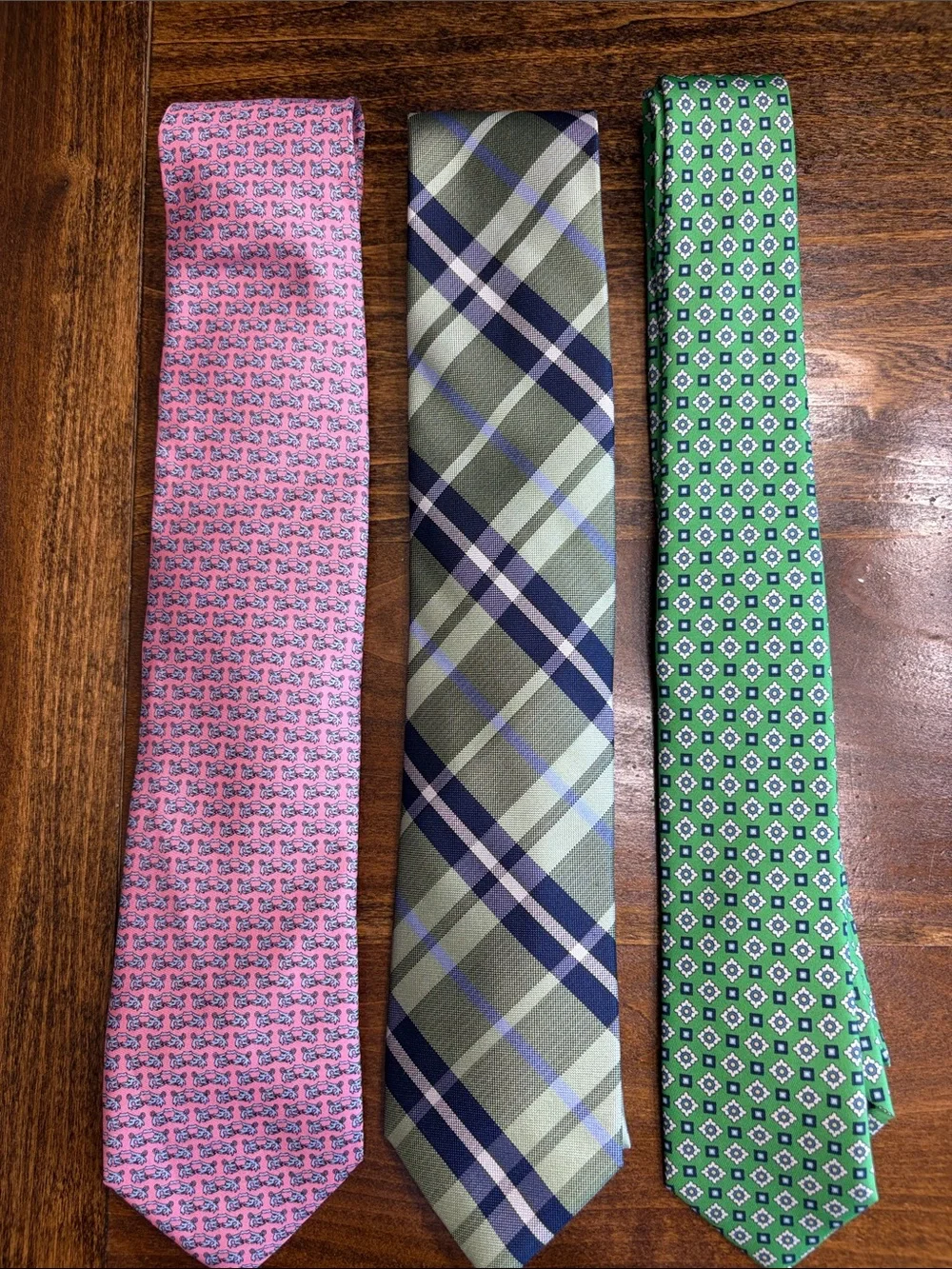 Classic Men's Neckties - (Set of 3)